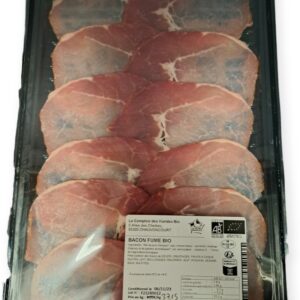 Bacon Fumé Tranché Bio (environ 13 tranches)
