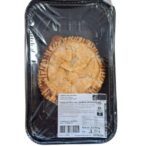 Feuilleté au Jambon Fromage Bio x1 SA