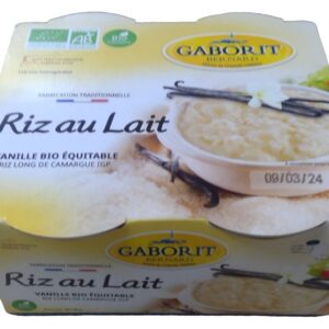 Riz au lait bio 4x140g