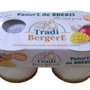 Yaourt brebis mangue du causse 2x100g