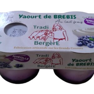 Yaourt brebis myrtille du causse 2x100g