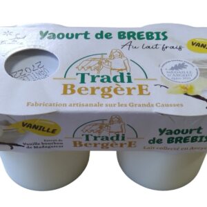 Yaourt brebis vanille du causse 2x125g