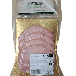 Rôti Braisé Porc Bio Tranché x4 SV