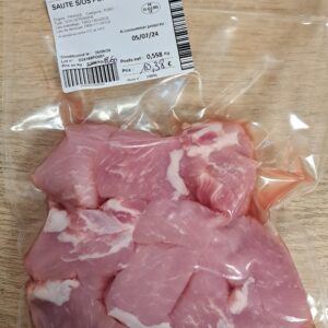 Sauté s/os Porc Bio 500g SV