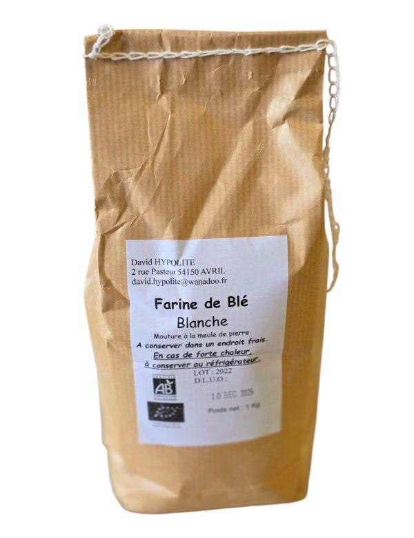 Farine de blé blanche T65 -1kg