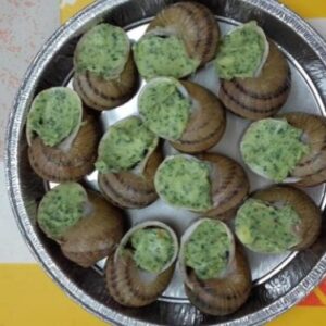 Escargots en coquille avec beurre persillé x12