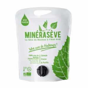 Sève de Bouleau Fraîche - Poche de 3L