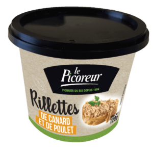 Rillettes de Canard cuisinée à la graisse 120g